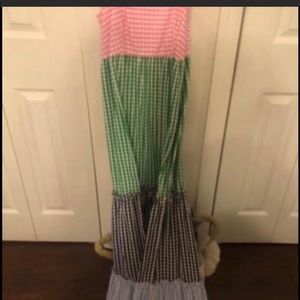 New! Crown and ivy gingham dress